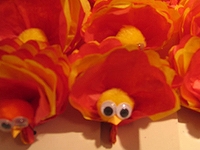 Tissue paper Turkey Craft